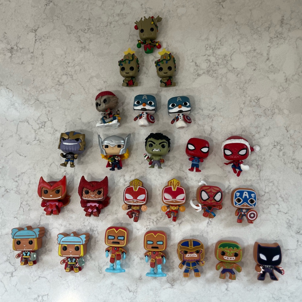 Funko Pocket Pop Marvel Holiday - Lot of 24
